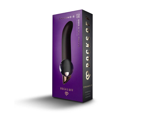 Вібратор для точки G Rocks Off Chaiamo G Black, 10 режимів