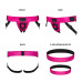 Трусы для страпона Strap-On-Me Leatherette Harness Curious  Fuchsia (мятая упаковка!!!)