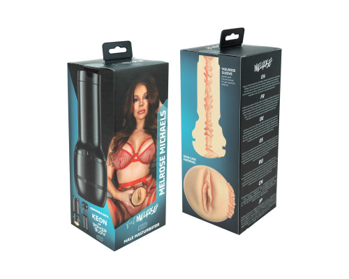 Мастурбатор Kiiroo Feel MelRose Michaels PBC, сумісний з PowerBlow, Control та Keon, копія вагіни порнозірки