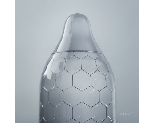 Презервативи LELO HEX Condoms Original 12 Pack, тонкі та суперміцні