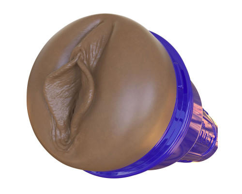 Мастурбатор-вагіна Fleshlight Boost Bang Medium Dark Flesh, плаваючі кільця Turbo Tech