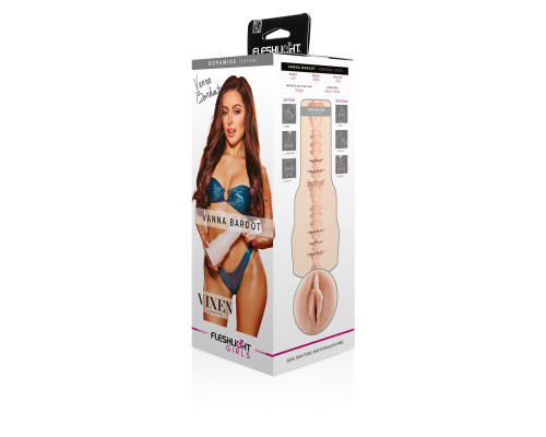 Мастурбатор Fleshlight Girls: Vanna Bardot – Dopamine, зі зліпка вагіни, дуже ніжний