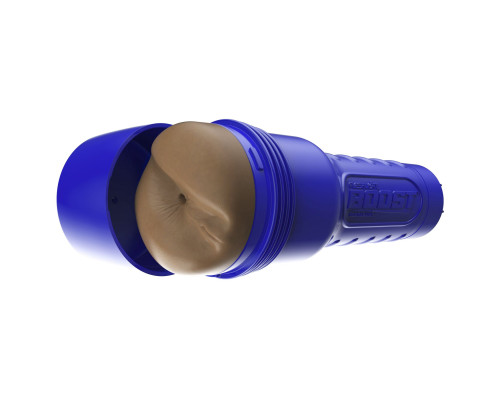 Мастурбатор-попка Fleshlight Boost Blast Female Medium Dark Flesh, плаваючі кільця Turbo Tech