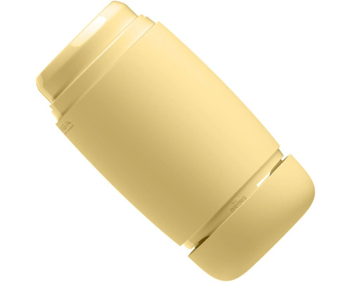 Мастурбатор TENGA PUFFY Custard Yellow, ультрам’який матеріал, багаторазовий, наскрізний