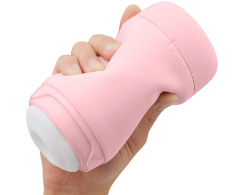 Мастурбатор TENGA PUFFY Strawberry Pink, ультрам’який матеріал, багаторазовий, наскрізний