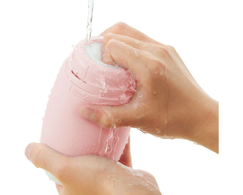Мастурбатор TENGA PUFFY Strawberry Pink, ультрам’який матеріал, багаторазовий, наскрізний