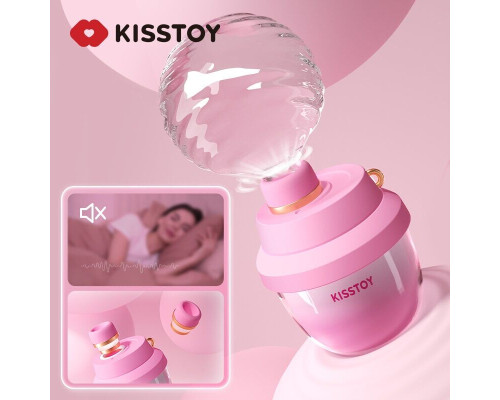Вакуумний стимулятор-брелок KISSTOY Kiss Pods, 5 рівнів інтенсивності + Turbo-режим, 2 насадки