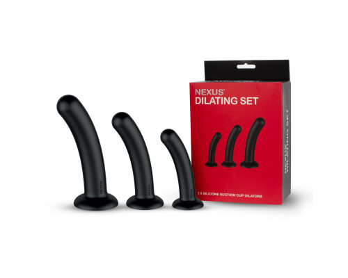 Набір дилдо Nexus Dilating Set (17 см, 15 см, 12,5 см)