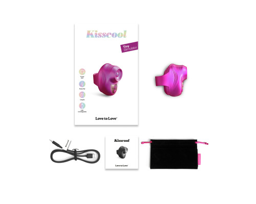 Вібратор на палець Love To Love KISSCOOL - IRIDESCENT BERRY
