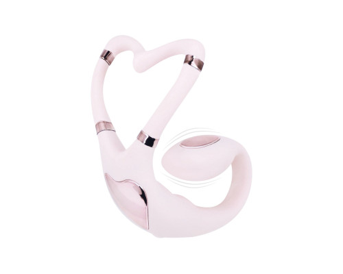 Смарт-вібратор для пар Adrien Lastic Venus + APP, подвійний, можна носити під одягом, 10 режимів