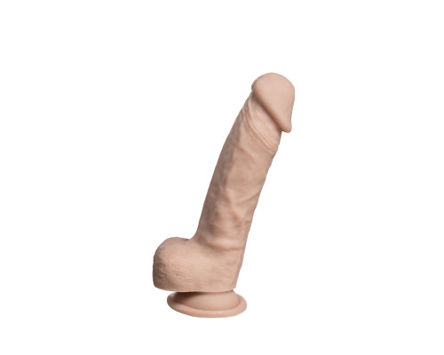 Фалоімітатор SilexD Vetus Real Skin Flesh (8in MODEL 1) суперсофт-силікон+Silexpan, діаметр 4,1 см