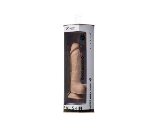 Фалоімітатор SilexD Vetus Real Skin Flesh (8in MODEL 1) суперсофт-силікон+Silexpan, діаметр 4,1 см