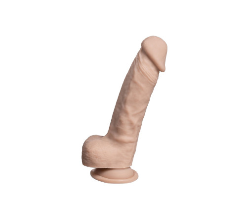 Фалоімітатор SilexD Johnny Real Skin Flesh MODEL 1, суперреалістичний, на присосці, діаметр 3,8 см