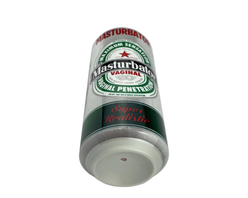 Мастурбатор-вагіна Alive Heineken Vagina II у вигляді банки пива, реалістичний