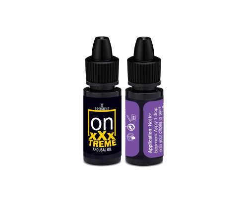 Збуджувальні краплі для клітора Sensuva On xXxTREME Arousal Oil (5 мл) with Antidote (5 мл) + антидот