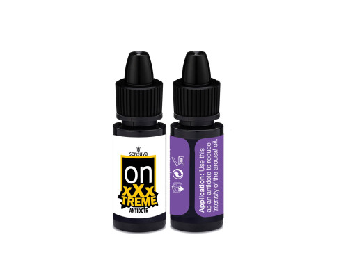 Збуджувальні краплі для клітора Sensuva On xXxTREME Arousal Oil (5 мл) with Antidote (5 мл) + антидот