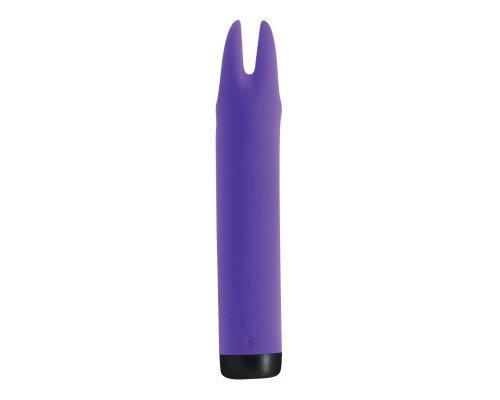 Вібратор S Pleasures Bullets Amethyst, фіолетовий, з двома відростками, 10 режимів, діаметр 2,8 см