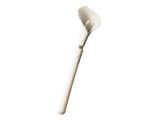 Розкішний вібромасажер Zalo – Calla Ivory White, двосторонній, 2 мотори
