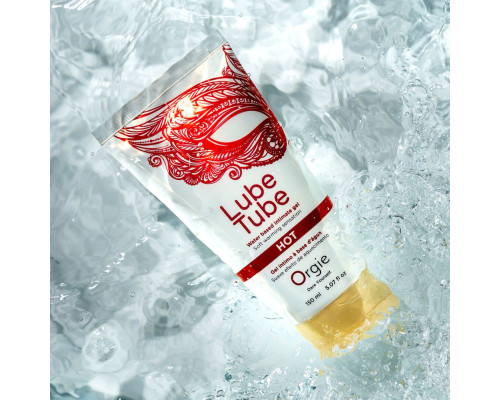 Лубрикант на водній основі Orgie Lube Tube Hot, 150 мл, із зігрівальним ефектом, без запаху