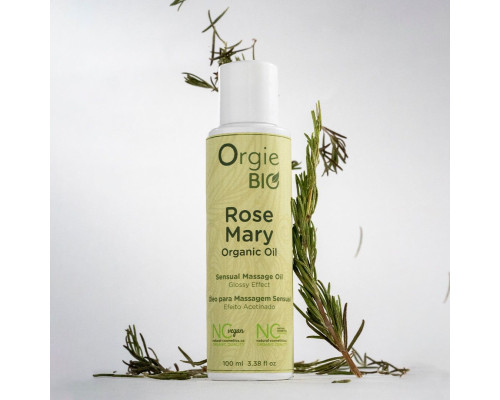 Масажна олія Orgie – Bio Rosemary Organic Oil (100 мл), органічна, веганська формула