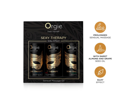 Набір масажних олій Orgie – Sexy Therapy Mini Size Collection (3х30 мл)