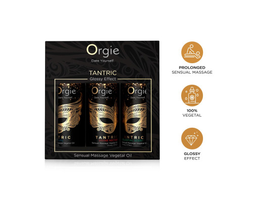 Набір олій для тантричного масажу Orgie – Tantric Mini Size Collection (3х30 мл), зволоження