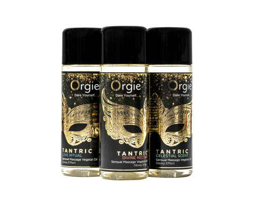 Набір олій для тантричного масажу Orgie – Tantric Mini Size Collection (3х30 мл), зволоження