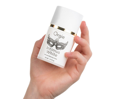 Крем для освітлення шкіри Orgie – Intimus White (50 мл) посиленої дії, підходить для всіх зон