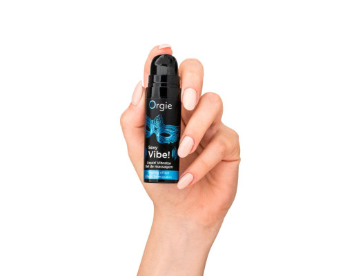 Рідкий вібратор Orgie Sexy Vibe! Liquid Vibrator, 15 мл, з ефектом мурашок