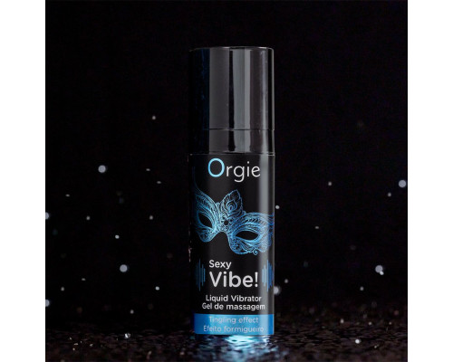 Рідкий вібратор Orgie Sexy Vibe! Liquid Vibrator, 15 мл, з ефектом мурашок