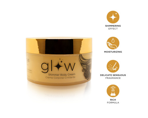 Крем-шимер для тіла Orgie – Glow Shimmering Body Cream (250 мл), чуттєвий аромат, зволоження