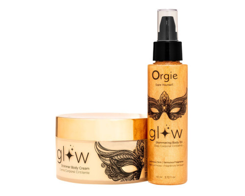 Олія-шимер для тіла Orgie – Glow Shimmering Body Oil (110 мл), чуттєвий аромат, зволоження