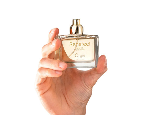 Чоловічі парфуми з феромонами Orgie – Sensfeel for Man (50 мл), цитрусово-деревний аромат