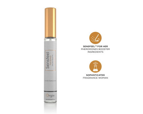 Жіночі парфуми з феромонами Orgie – Sensfeel for Woman Travel Size (10 мл), квітково-фруктовий аромат