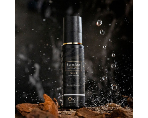 Лосьйон з феромонами для тіла та волосся Orgie – Sensfeel Seduction Elixir 10 in 1 for Man (100 мл)