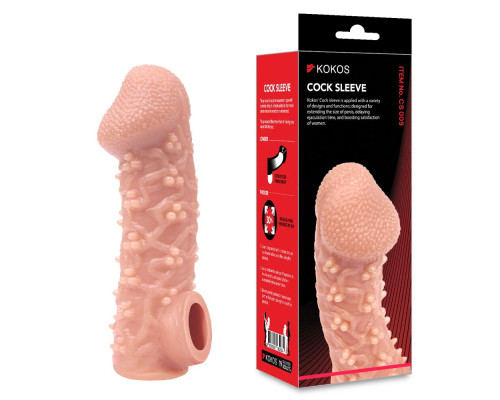 Насадка на член Kokos Cock Sleeve CS 009 M