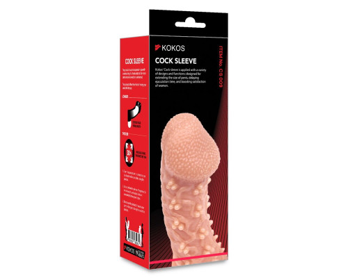 Насадка на член Kokos Cock Sleeve CS 009 M