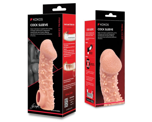 Насадка на член Kokos Cock Sleeve CS 009 M