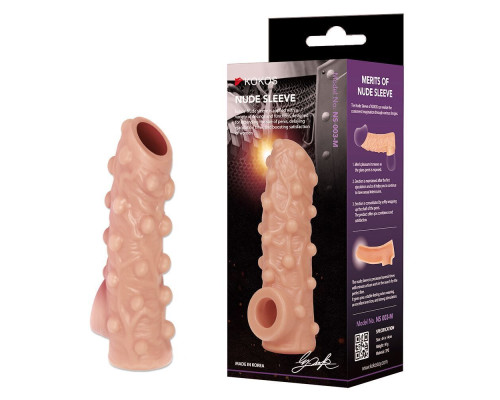 Насадка на член Kokos Nude Sleeve NS 003 L (мятая упаковка!!!)