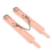 Поножі Liebe Seele Dark Candy Pink Ankle Cuffs, знімний ланцюжок