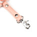 Хрестовина для фіксації Liebe Seele Dark Candy Pink Hogtie, з кільцем, 4 карабіни
