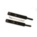Наручники Liebe Seele Boudoir Amor Wrist Cuffs Black, з’єднувальний ланцюжок на карабінах