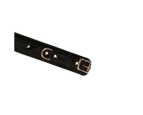 Наручники Liebe Seele Boudoir Amor Wrist Cuffs Black, з’єднувальний ланцюжок на карабінах
