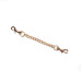 Поножі Liebe Seele Boudoir Amor Ankle Cuffs Black, знімний з’єднувальний ланцюжок