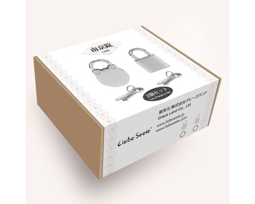 Замочок Liebe Seele Regular Padlock Silver (2 шт)
