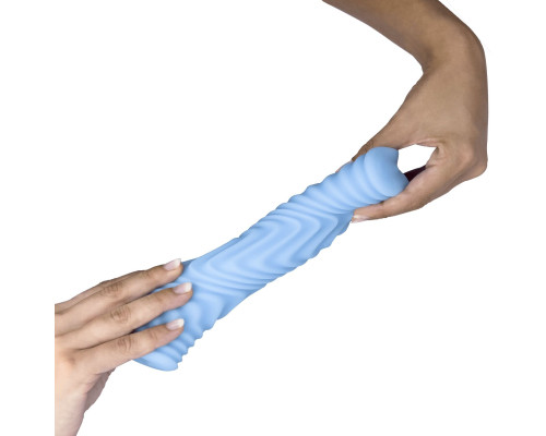 Мастурбатор Wooomy Saucy Abstract Masturbator, наскрізний, двосторонній