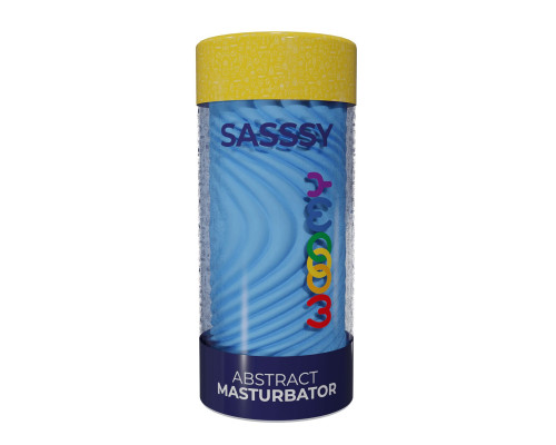 Мастурбатор Wooomy Sasssy Abstract Masturbator, наскрізний, двосторонній