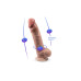 Фалоімітатор SilexD Tomas Premium Real Skin Flesh (9in MODEL 1), ультрареалістик, діаметр 5 см