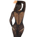 Сукня з довгим рукавом Leg Avenue Lace and Net Bodycon Gown One Size, Black