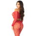 Комплект топ і легінси Leg Avenue Off The Shoulder, One Size, Red, довгий рукав